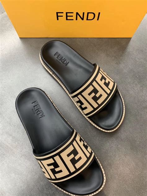 fendi roma slipper|fendi slippers for men.